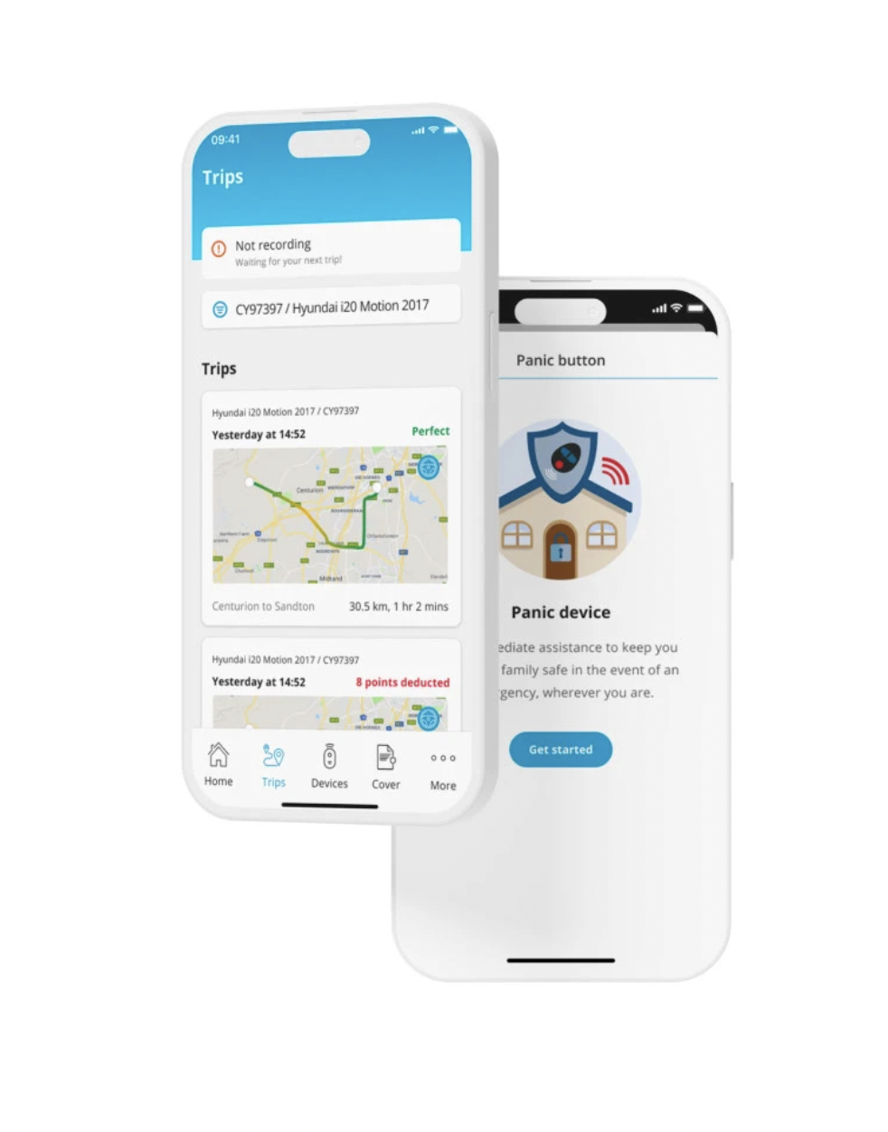 Insurance App Low Fidelity Screens