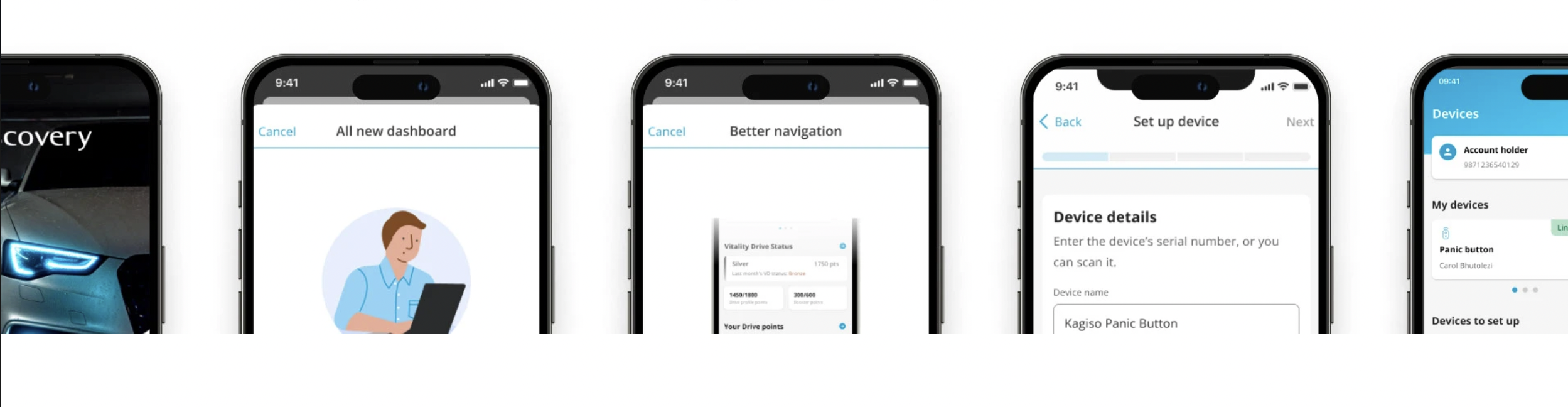 Insurance App Redesign Mockup