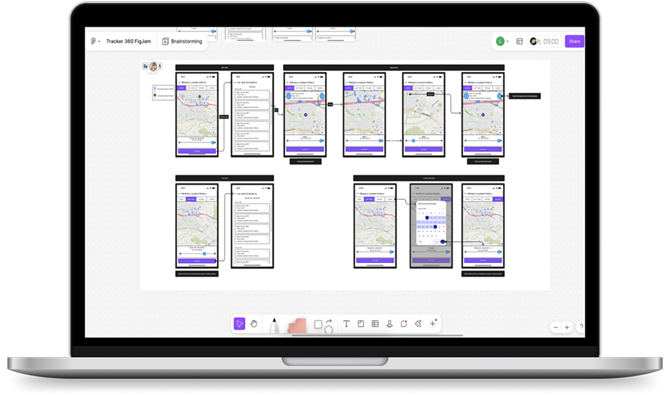 Sayf Low Fidelity Wireframes
